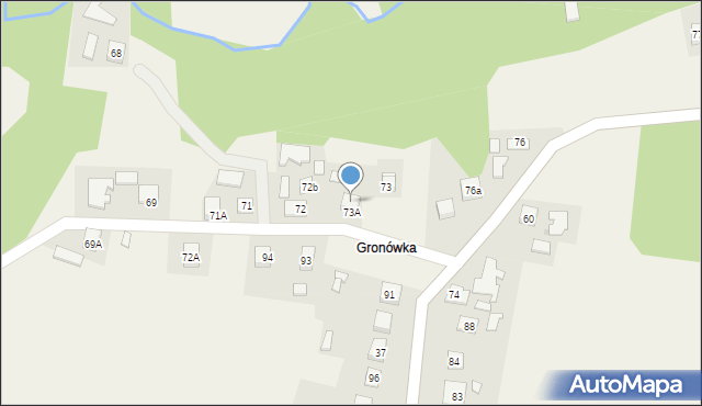 Zagórze, Zagórze, 78A, mapa Zagórze