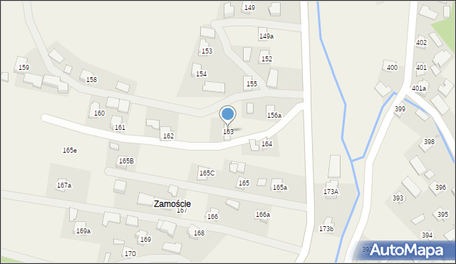 Zagorzyce, Zagorzyce, 163, mapa Zagorzyce