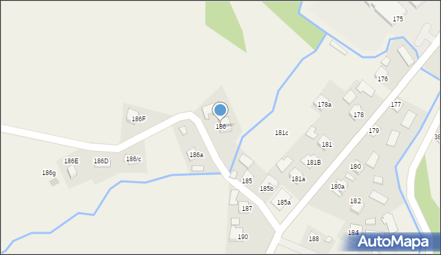 Zagorzyce, Zagorzyce, 186, mapa Zagorzyce