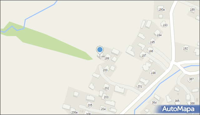 Zagorzyce, Zagorzyce, 199a, mapa Zagorzyce