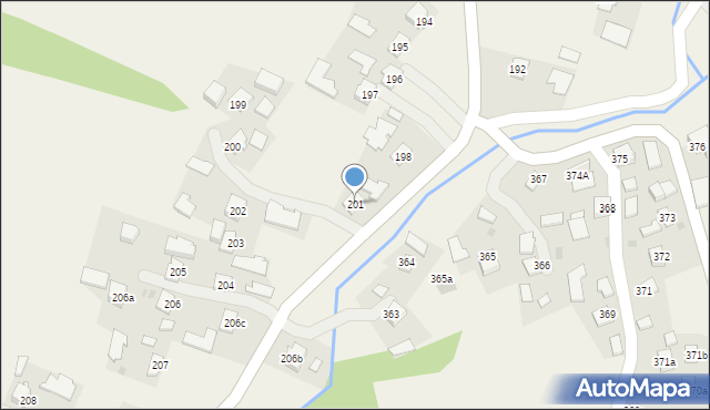 Zagorzyce, Zagorzyce, 201, mapa Zagorzyce