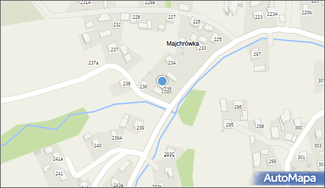 Zagorzyce, Zagorzyce, 235a, mapa Zagorzyce