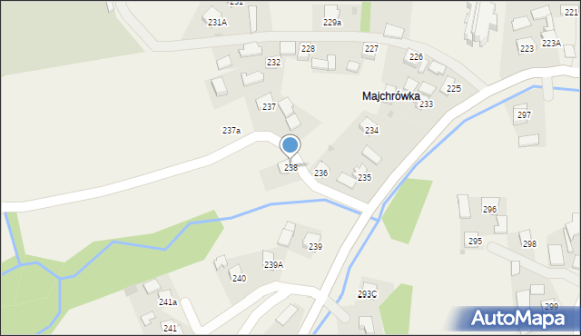 Zagorzyce, Zagorzyce, 238, mapa Zagorzyce