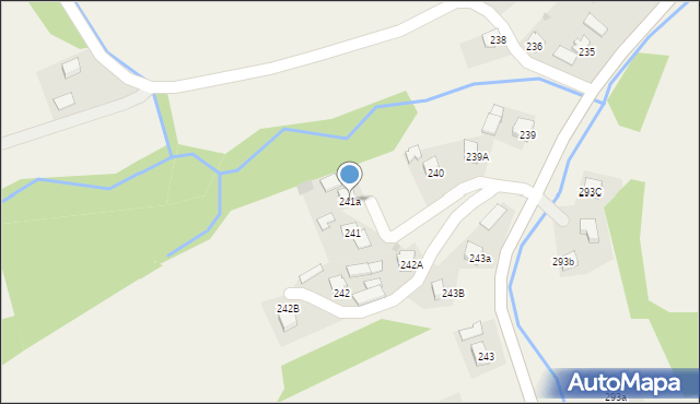 Zagorzyce, Zagorzyce, 241a, mapa Zagorzyce