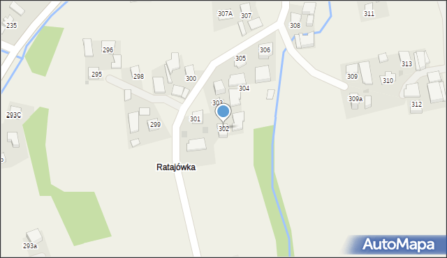 Zagorzyce, Zagorzyce, 302, mapa Zagorzyce