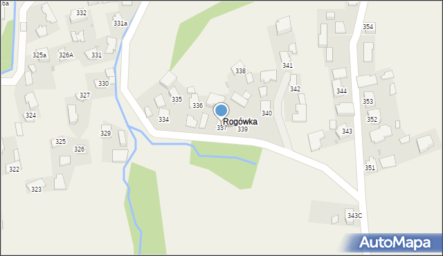 Zagorzyce, Zagorzyce, 337, mapa Zagorzyce