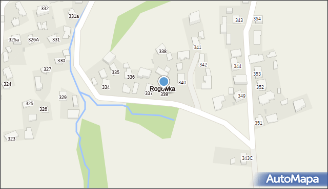 Zagorzyce, Zagorzyce, 339, mapa Zagorzyce
