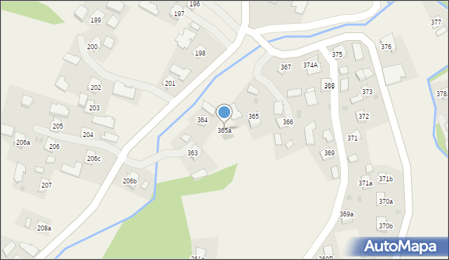 Zagorzyce, Zagorzyce, 365a, mapa Zagorzyce