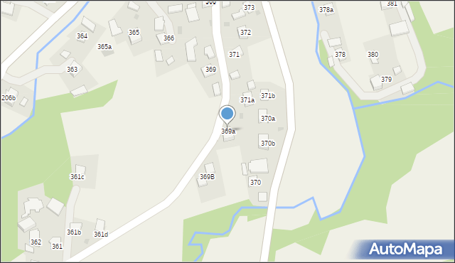 Zagorzyce, Zagorzyce, 369a, mapa Zagorzyce