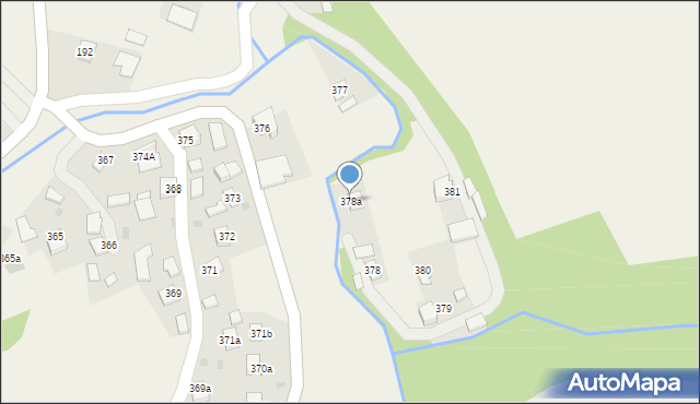 Zagorzyce, Zagorzyce, 378a, mapa Zagorzyce