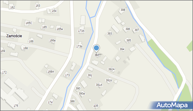 Zagorzyce, Zagorzyce, 392, mapa Zagorzyce