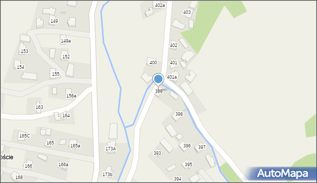 Zagorzyce, Zagorzyce, 399, mapa Zagorzyce