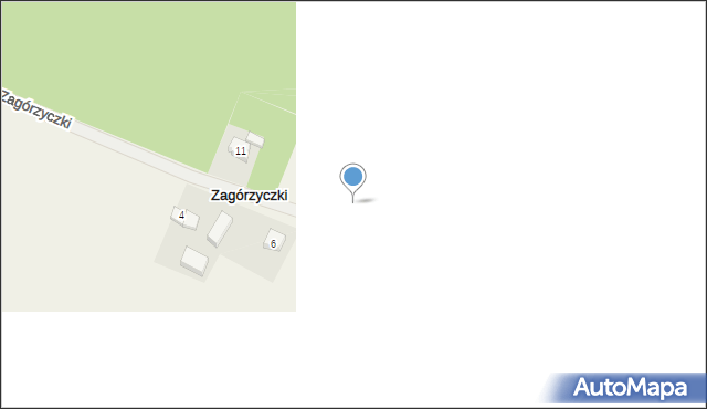 Zagórzyczki, Zagórzyczki, 10, mapa Zagórzyczki