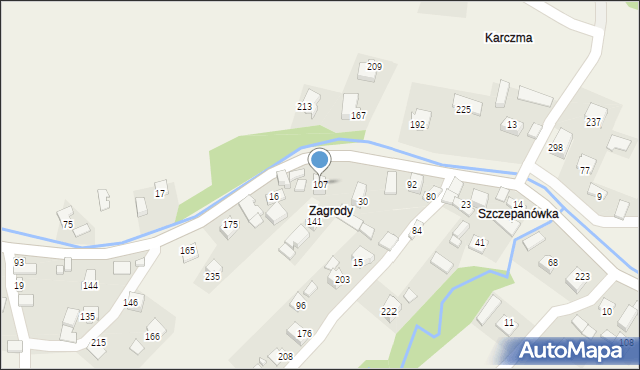 Zagorzyn, Zagorzyn, 107, mapa Zagorzyn