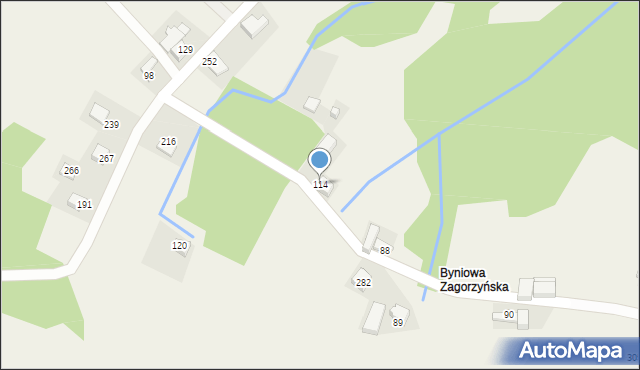 Zagorzyn, Zagorzyn, 114, mapa Zagorzyn