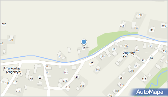 Zagorzyn, Zagorzyn, 17, mapa Zagorzyn