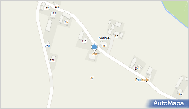 Zagorzyn, Zagorzyn, 278, mapa Zagorzyn