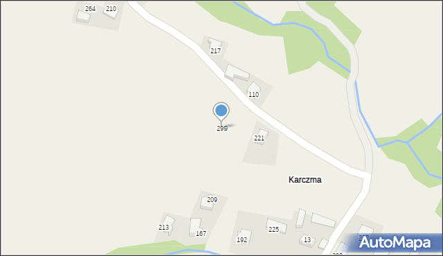 Zagorzyn, Zagorzyn, 299, mapa Zagorzyn