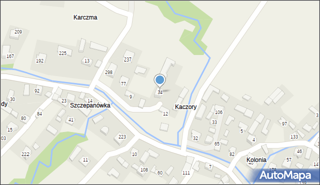 Zagorzyn, Zagorzyn, 34, mapa Zagorzyn