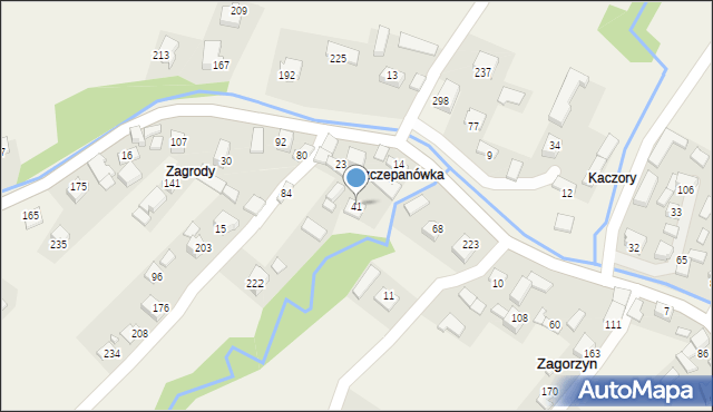 Zagorzyn, Zagorzyn, 41, mapa Zagorzyn