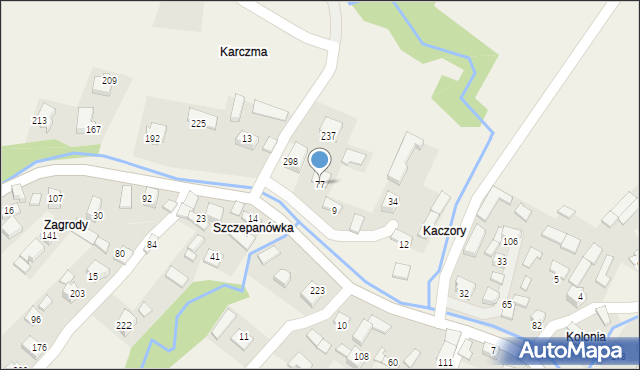 Zagorzyn, Zagorzyn, 77, mapa Zagorzyn