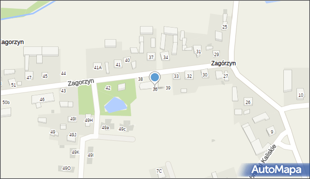 Zagorzyn, Zagorzyn, 36, mapa Zagorzyn