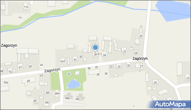 Zagorzyn, Zagorzyn, 37, mapa Zagorzyn