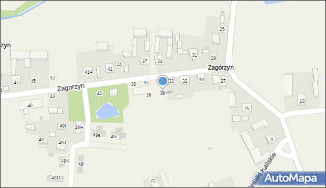 Zagorzyn, Zagorzyn, 39, mapa Zagorzyn