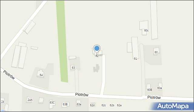 Zagorzyn, Zagorzyn, 62, mapa Zagorzyn