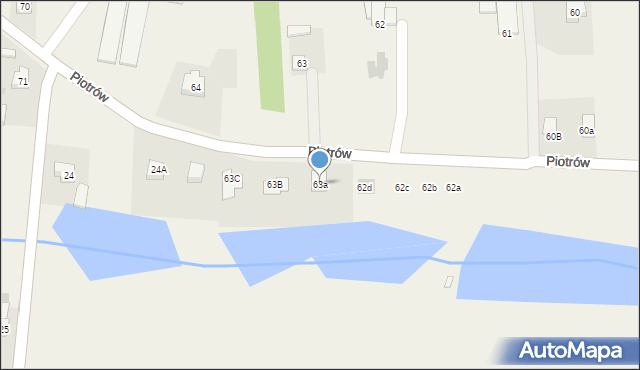 Zagorzyn, Zagorzyn, 63a, mapa Zagorzyn