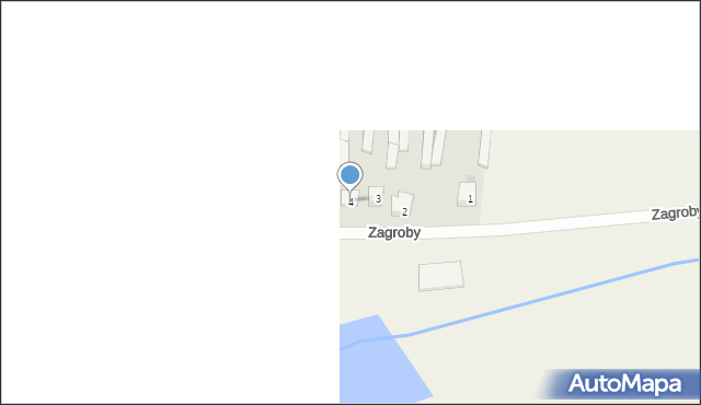 Zagroby, Zagroby, 4, mapa Zagroby