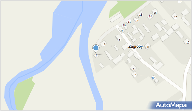 Zagroby, Zagroby, 2, mapa Zagroby