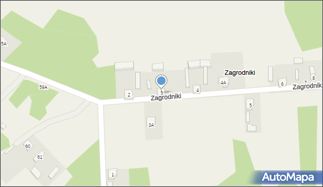 Zagrodniki, Zagrodniki, 3, mapa Zagrodniki