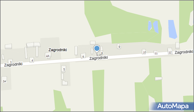 Zagrodniki, Zagrodniki, 7, mapa Zagrodniki