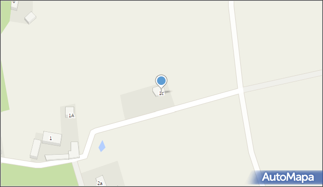 Zagrodno, Zagrodno, 1c, mapa Zagrodno