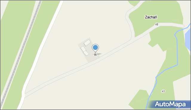 Zagrody, Zagrody, 56, mapa Zagrody