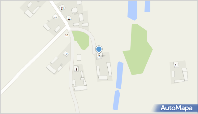 Zagrody Łukówieckie, Zagrody Łukówieckie, 7, mapa Zagrody Łukówieckie