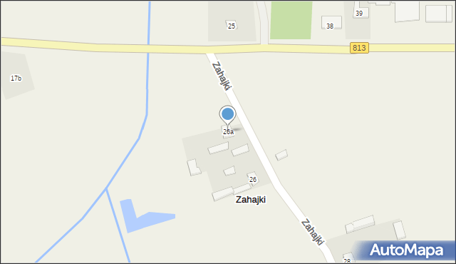 Zahajki, Zahajki, 26a, mapa Zahajki