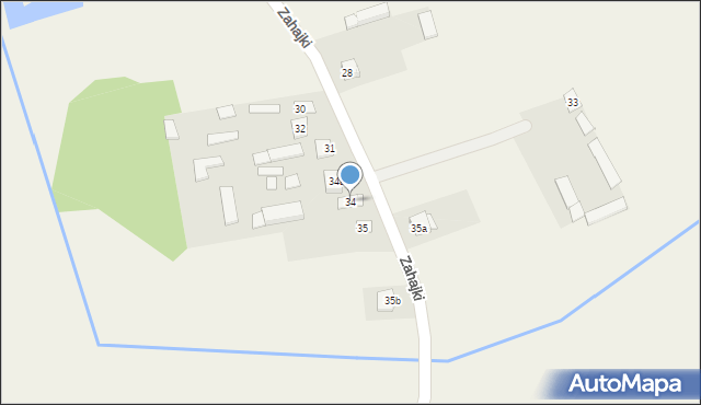 Zahajki, Zahajki, 34, mapa Zahajki