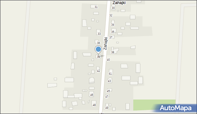 Zahajki, Zahajki, 39, mapa Zahajki