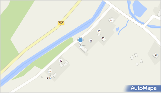 Zahoczewie, Zahoczewie, 41, mapa Zahoczewie