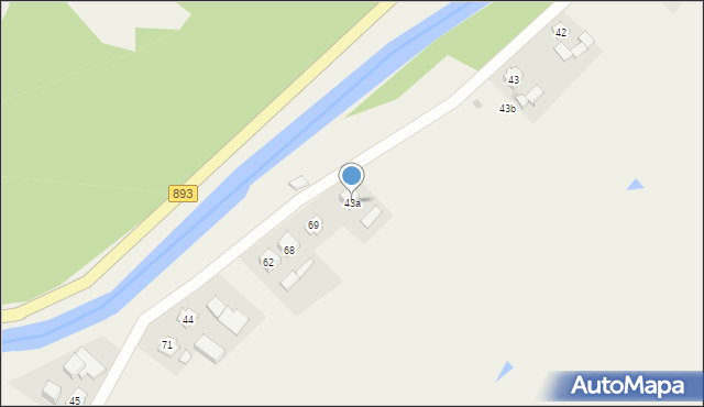 Zahoczewie, Zahoczewie, 43a, mapa Zahoczewie