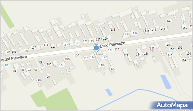 Zajączki Pierwsze, Zajączki Pierwsze, 116, mapa Zajączki Pierwsze