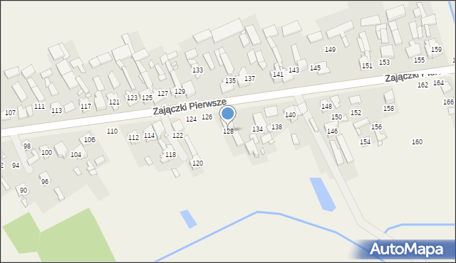 Zajączki Pierwsze, Zajączki Pierwsze, 128, mapa Zajączki Pierwsze