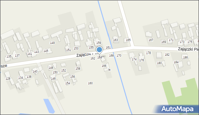 Zajączki Pierwsze, Zajączki Pierwsze, 164, mapa Zajączki Pierwsze