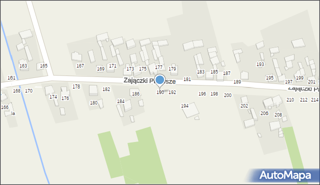 Zajączki Pierwsze, Zajączki Pierwsze, 190, mapa Zajączki Pierwsze