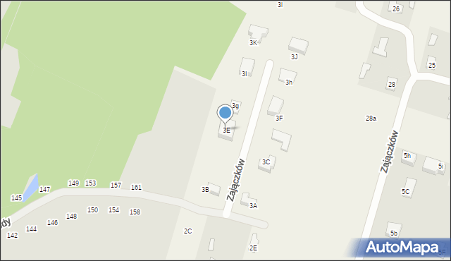 Zajączków, Zajączków, 3E, mapa Zajączków