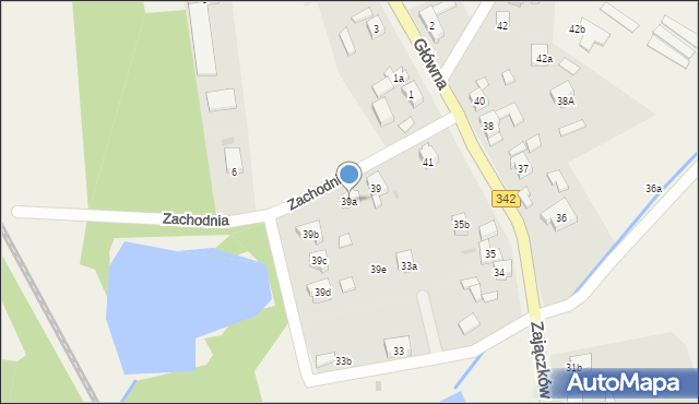 Zajączków, Zajączków, 39a, mapa Zajączków