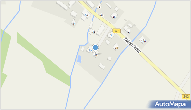 Zajączków, Zajączków, 3a, mapa Zajączków