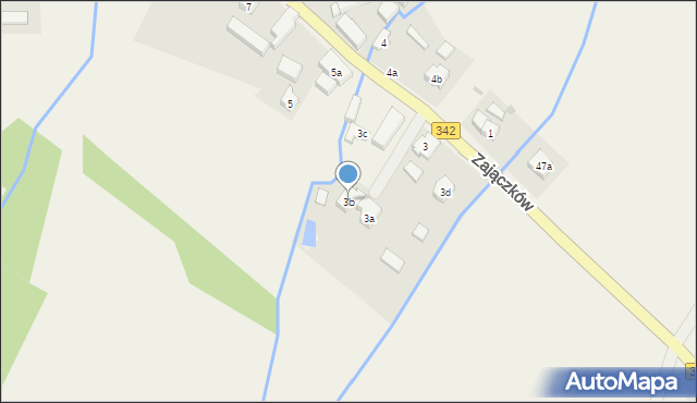 Zajączków, Zajączków, 3b, mapa Zajączków